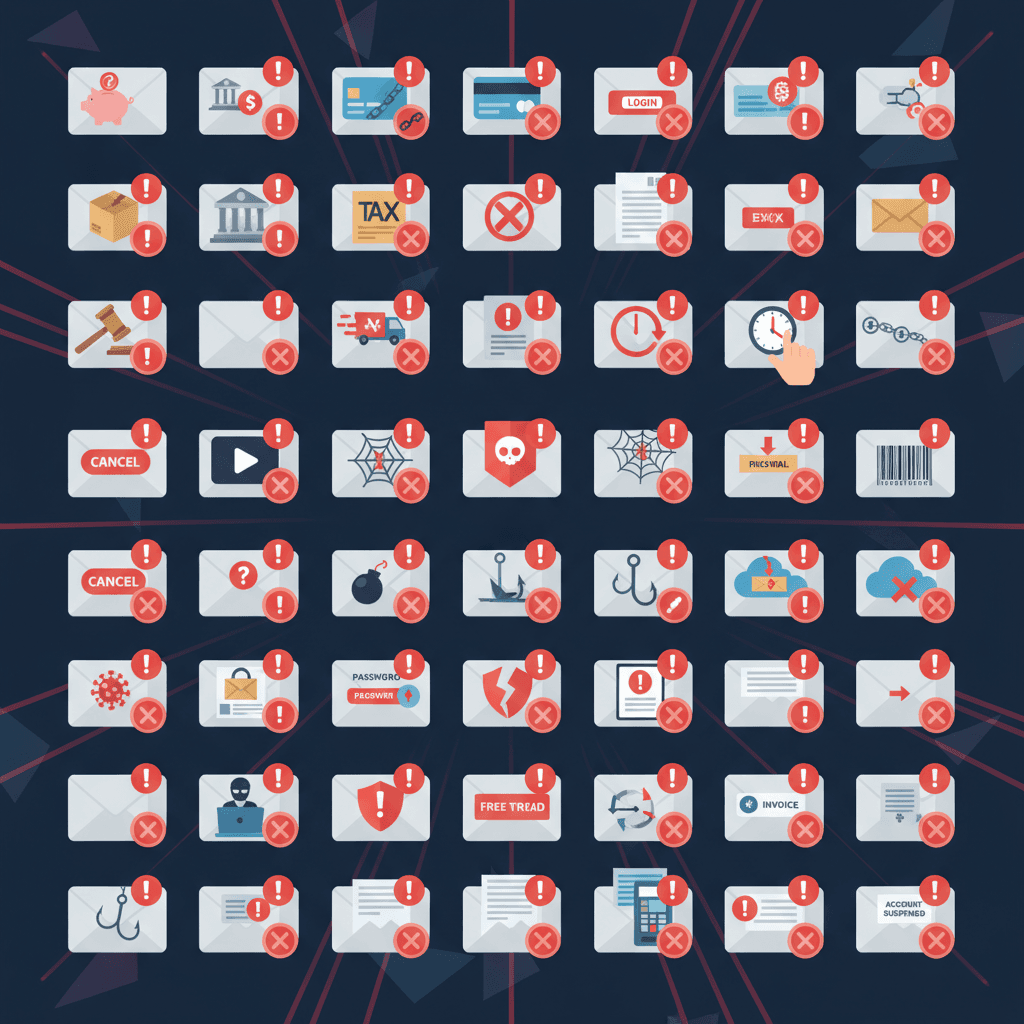 Les 30 Emails Frauduleux les Plus Courants en France : Exemples et Parades
